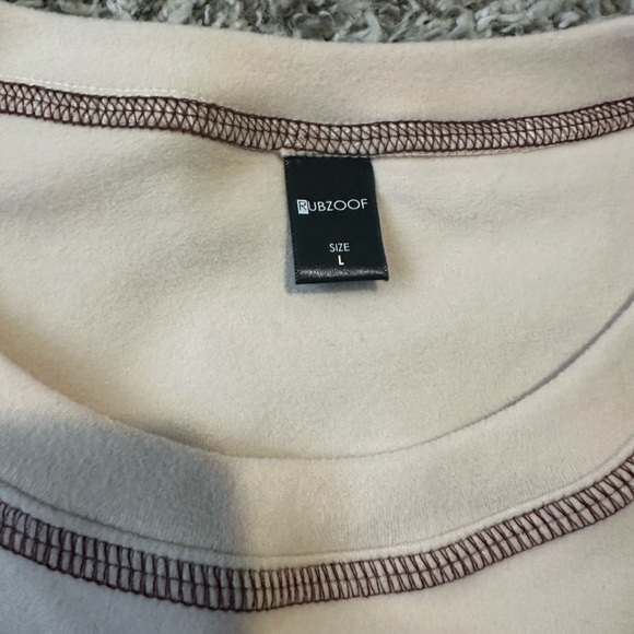 Rubzoof Women’s Lightweight Seam-Detail Pullover – Size Large - Picture 4 of 6